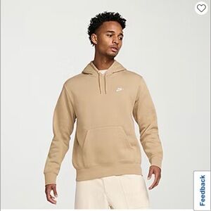 Nike Mens Beige Hoodie